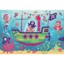 Puzzle Si Joc Barca Piratilor, 2X24 Piese Ravensburger - 1